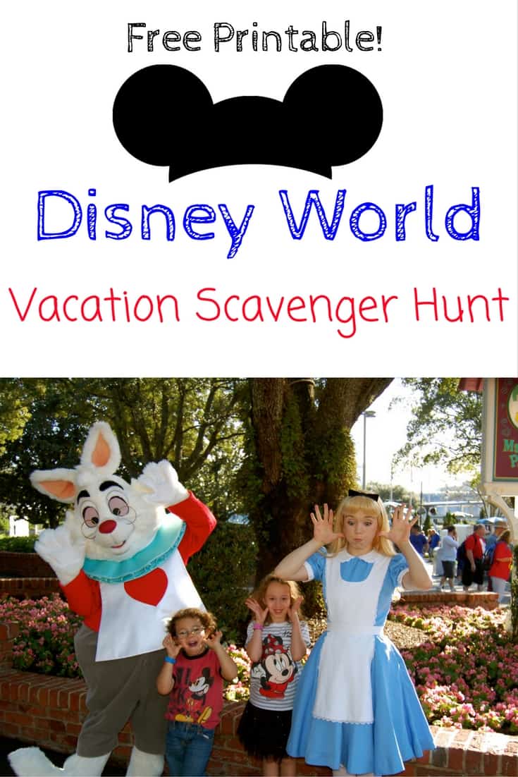 Disney World Vacation Scavenger Hunt! Teachable Mommy